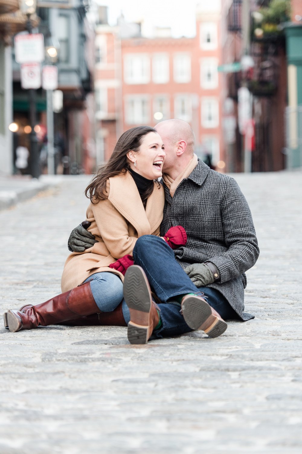 North End Boston Engagement Session