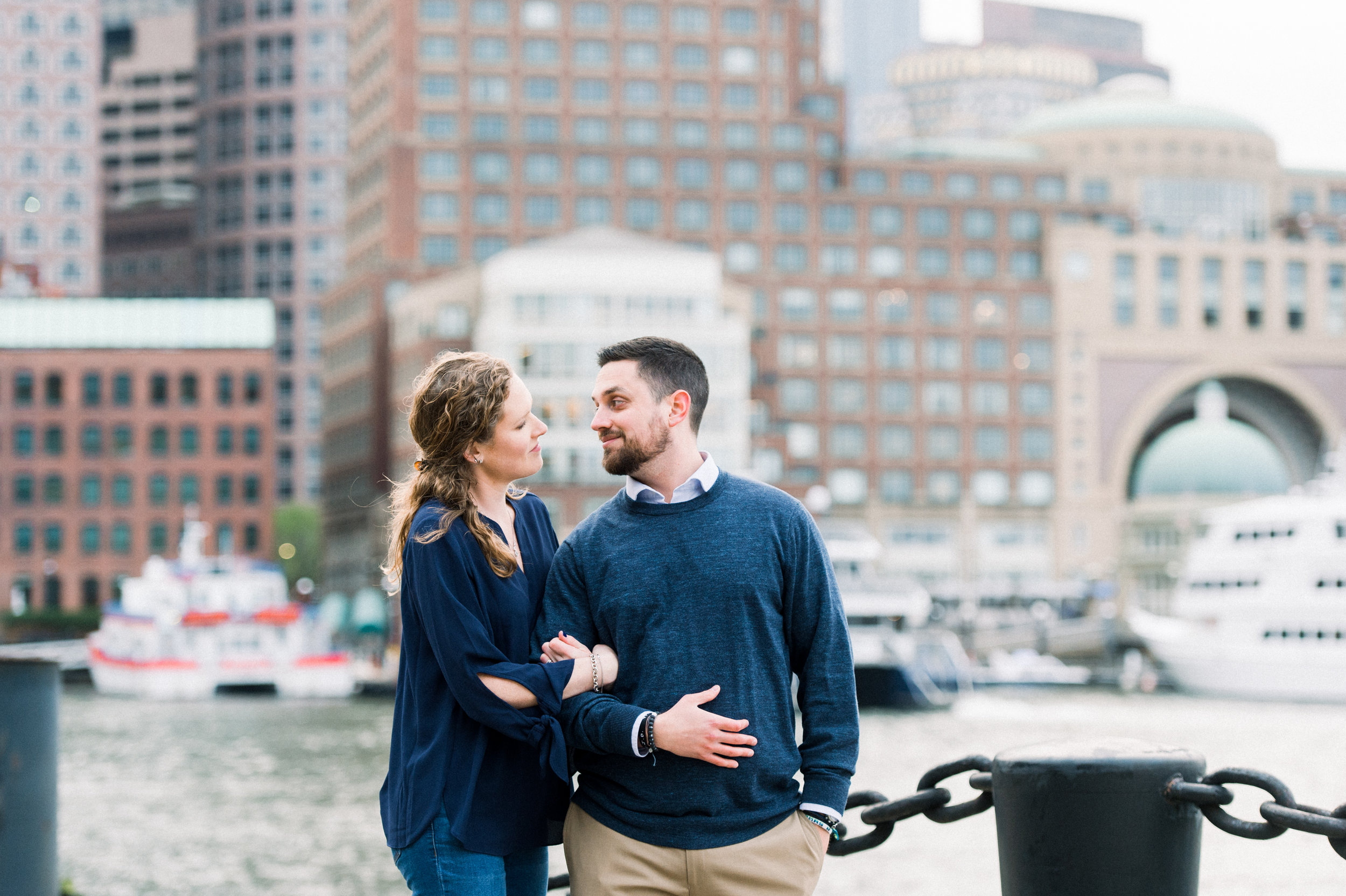 Boston Anniversary Session in Fort Point