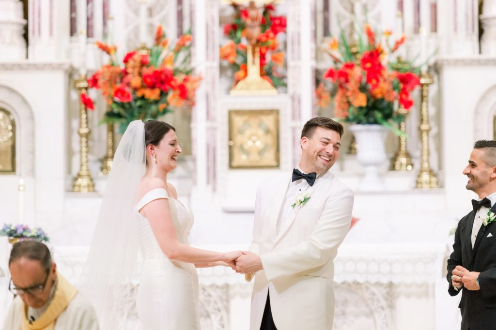 Boston wedding ceremony at Boston's Basilica