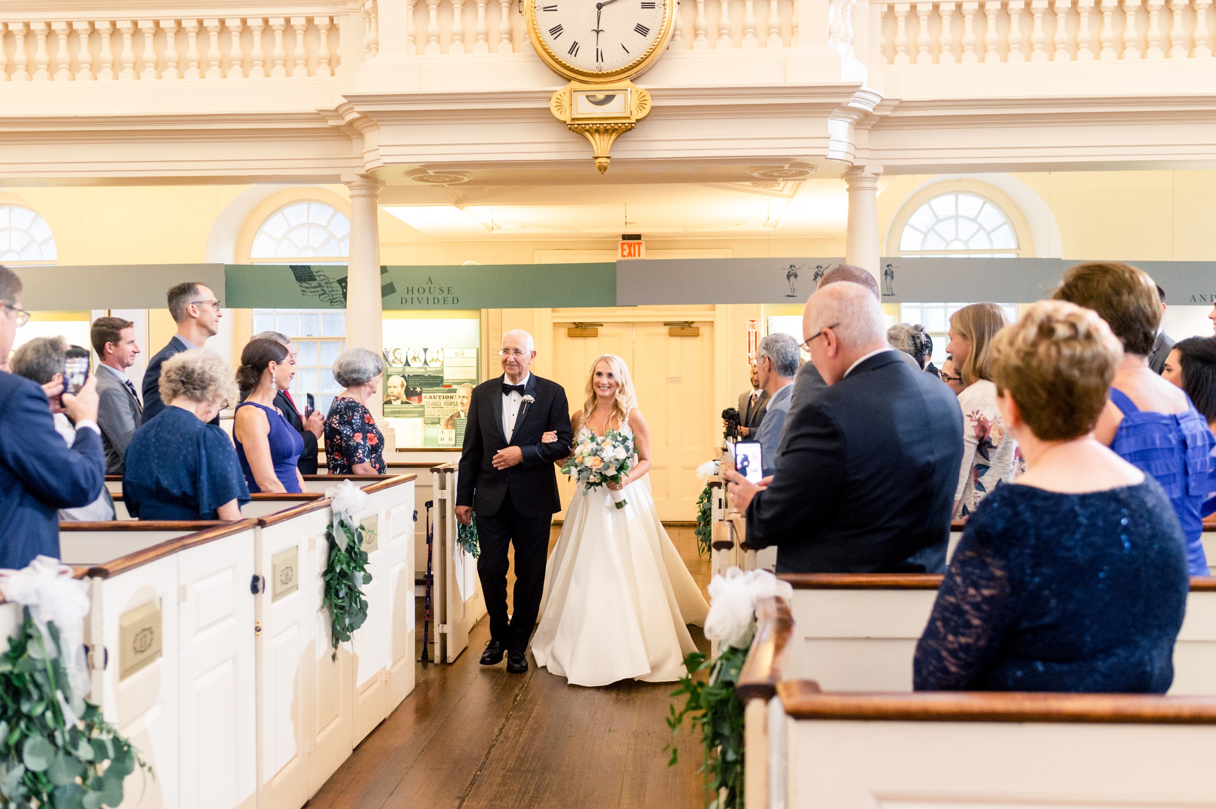 Omni Parker House Wedding Ceremony at Old South Meeting House Boston Wedding