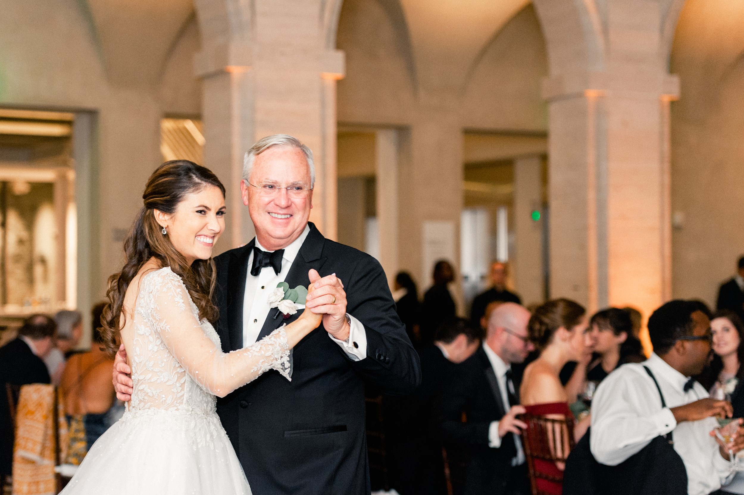 Harvard Art Museum Wedding Reception - parent dances