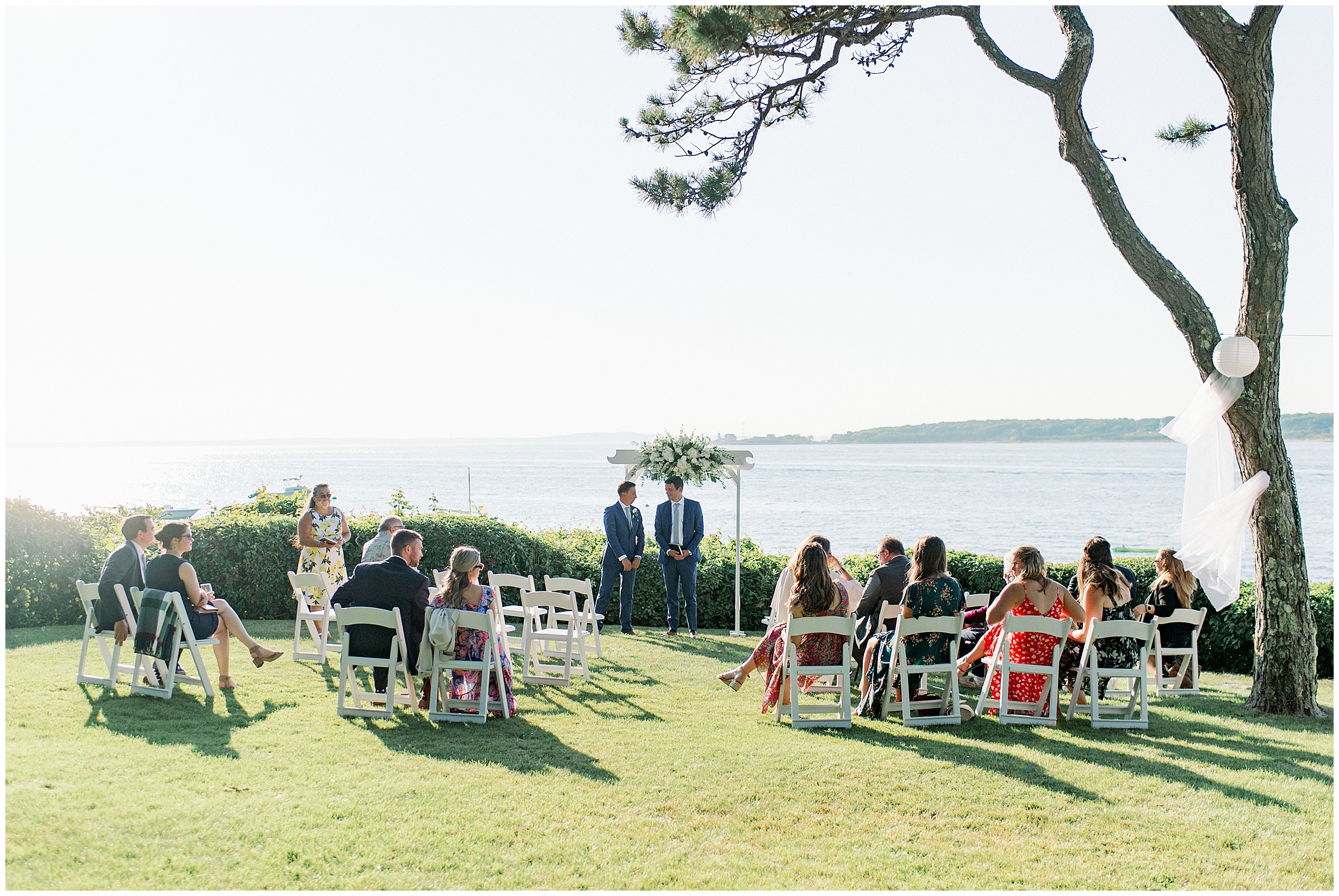 Cape Cod Micro Wedding Ceremony on the water