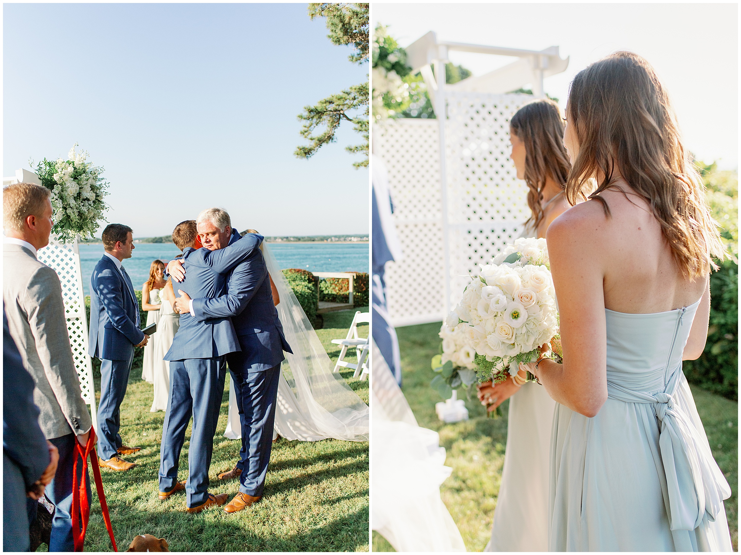 Cape Cod Micro Wedding Ceremony on the water