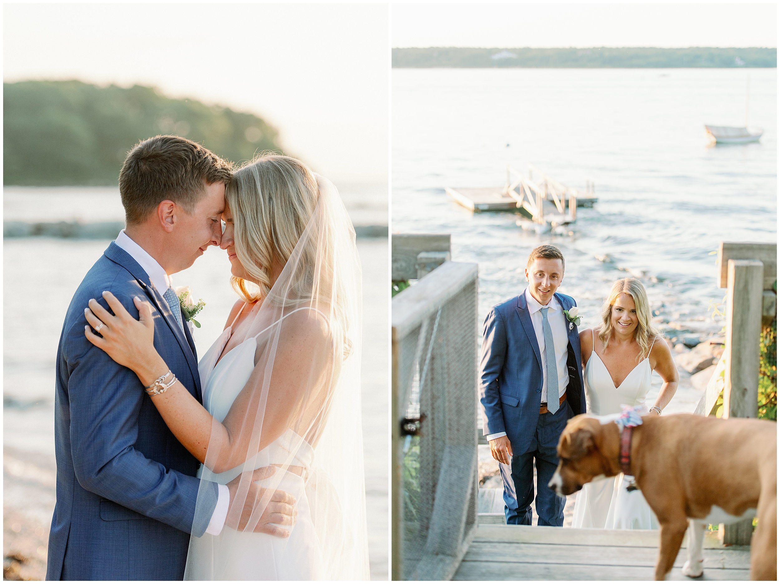 cape cod micro wedding portraits on the water