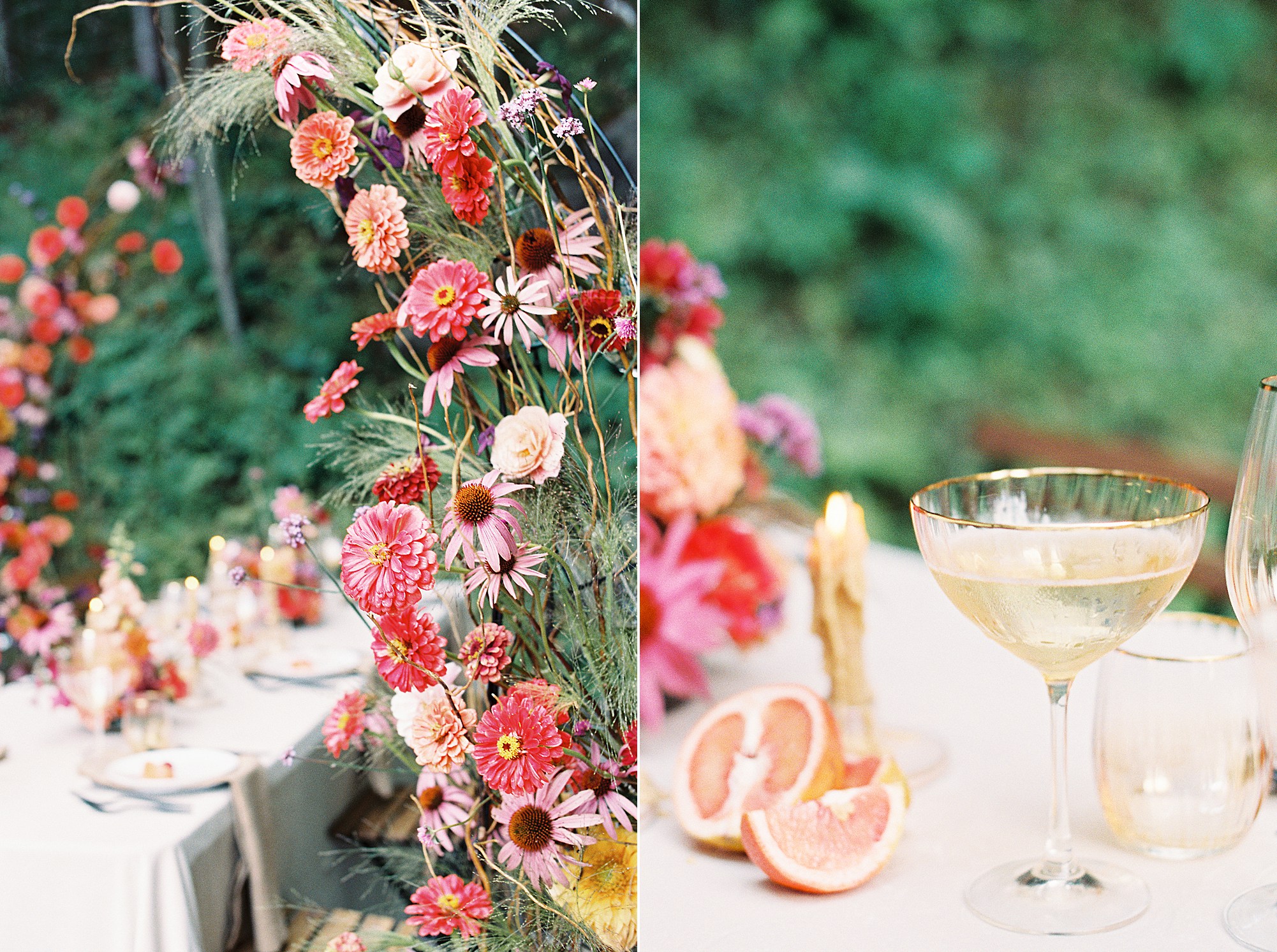 bright summer wedding inspiration in the mountains of upstate NY