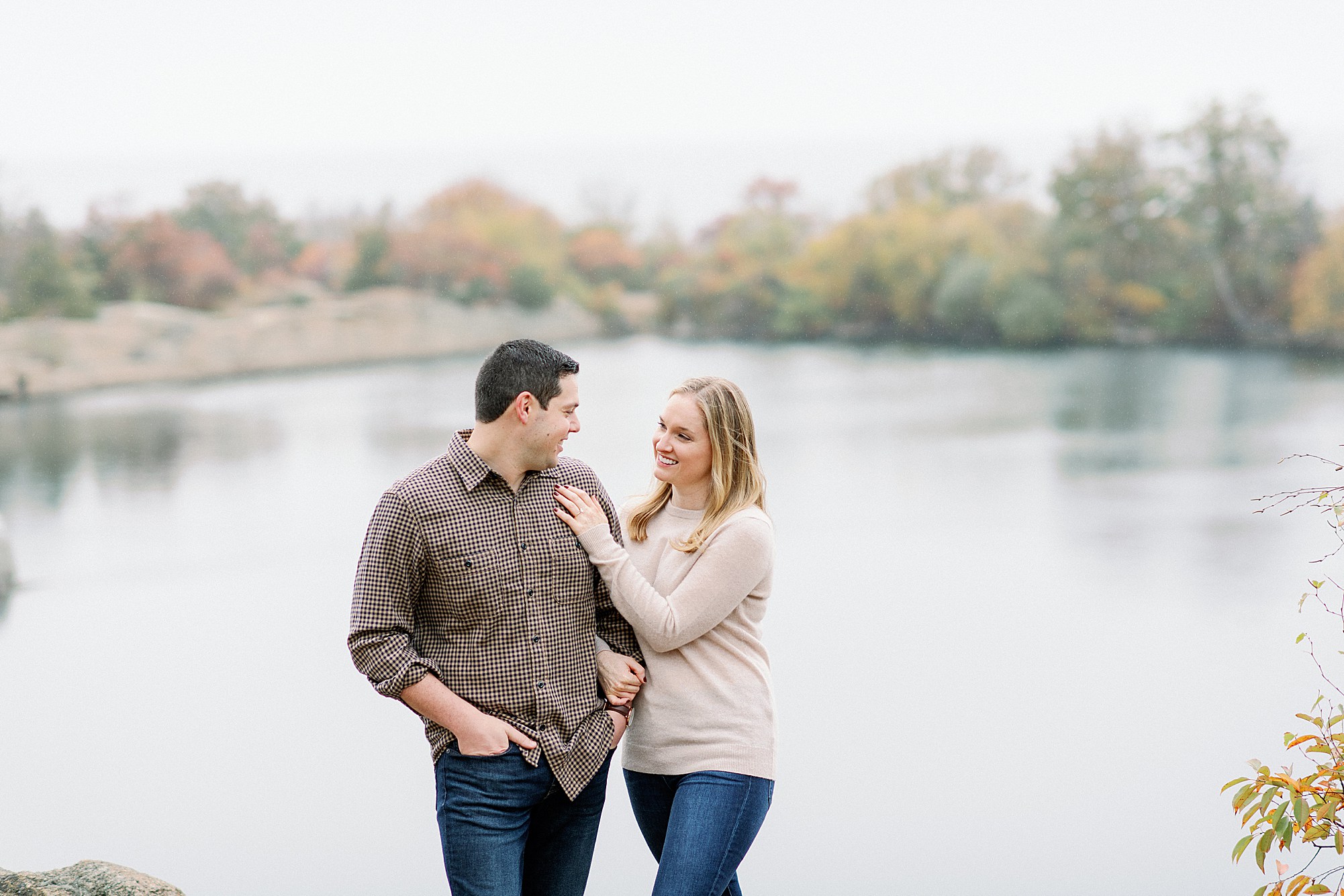 Halibut Point Engagement in the fall