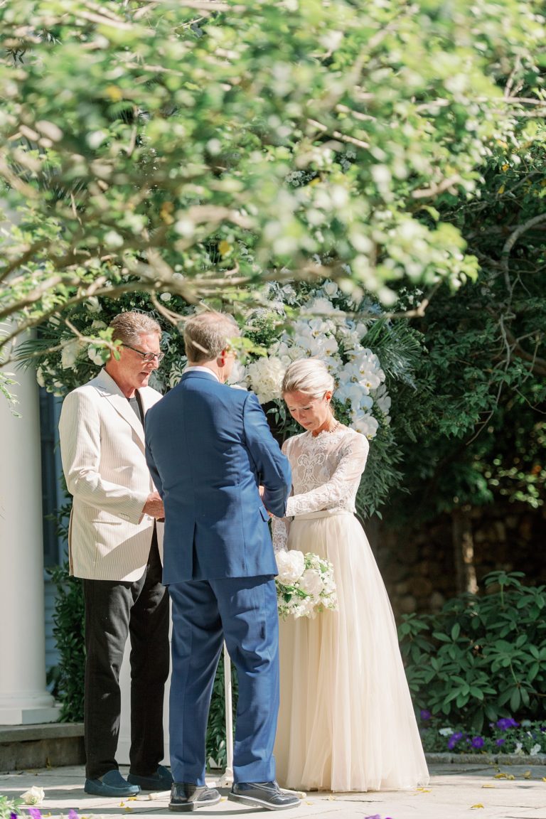 Gatsby-Meets-Cape-Cod Backyard Wedding - Lynne Reznick Photography