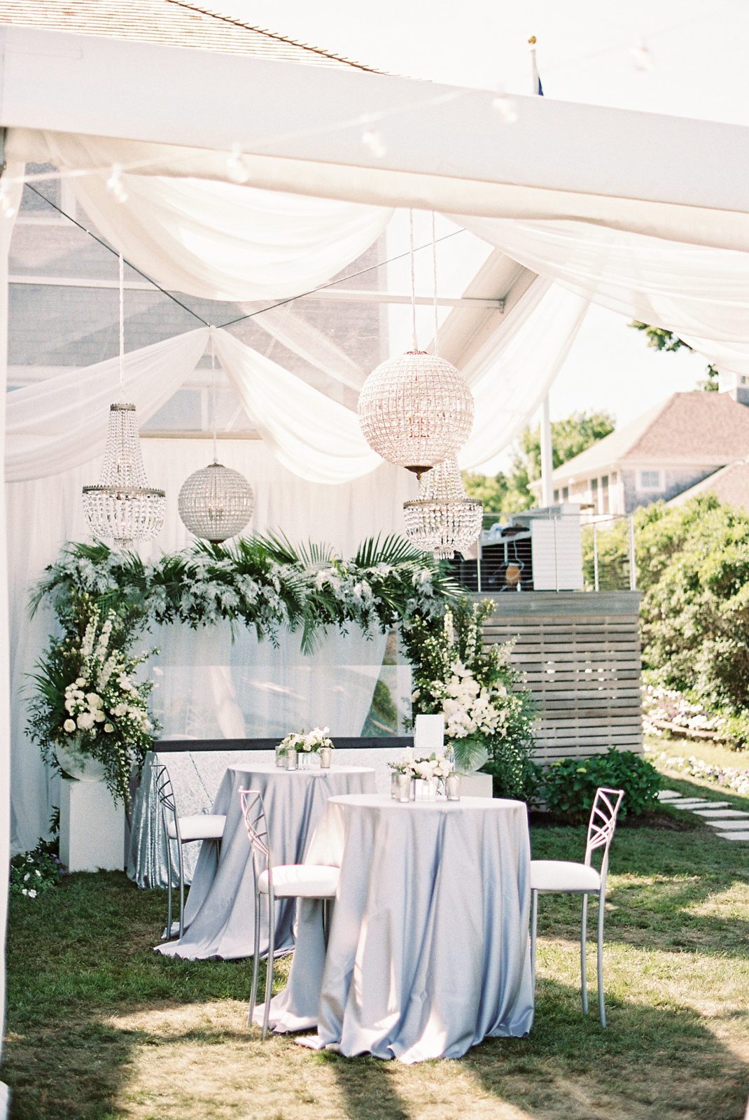 Gatsby-Meets-Cape-Cod Backyard Wedding - Lynne Reznick Photography