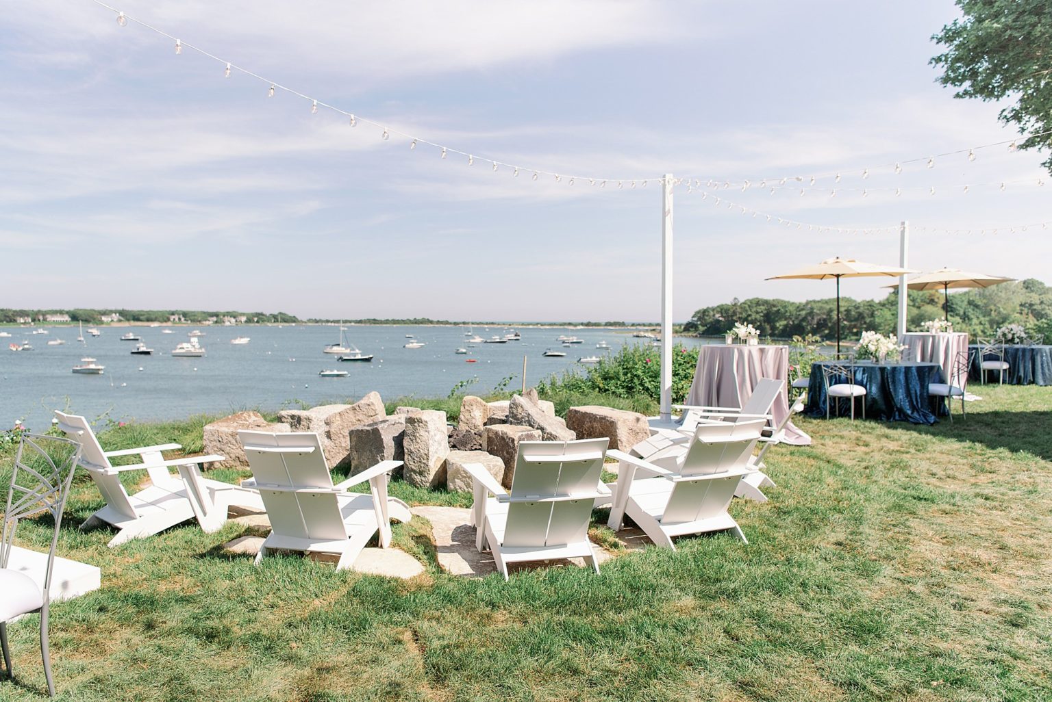 Gatsby-Meets-Cape-Cod Backyard Wedding - Lynne Reznick Photography