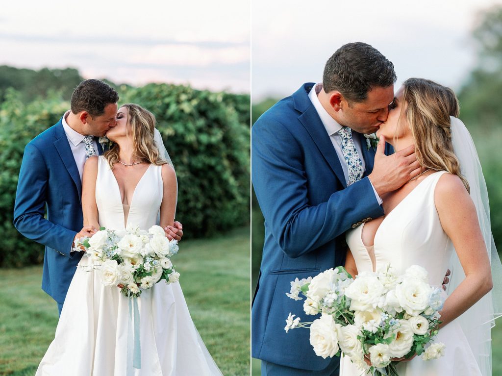 couples portraits on cape cod for tented micro wedding
