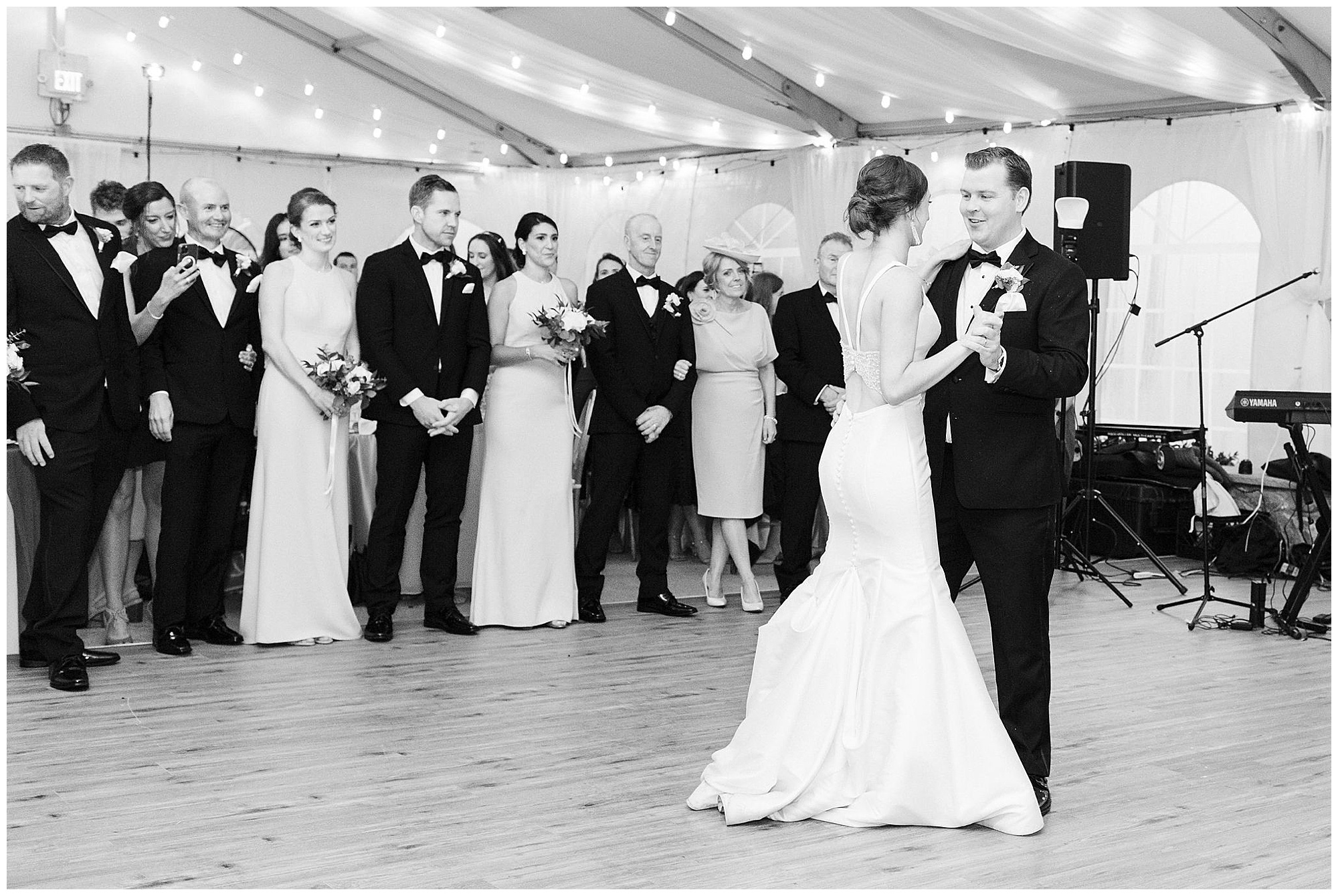 first dance black and white
