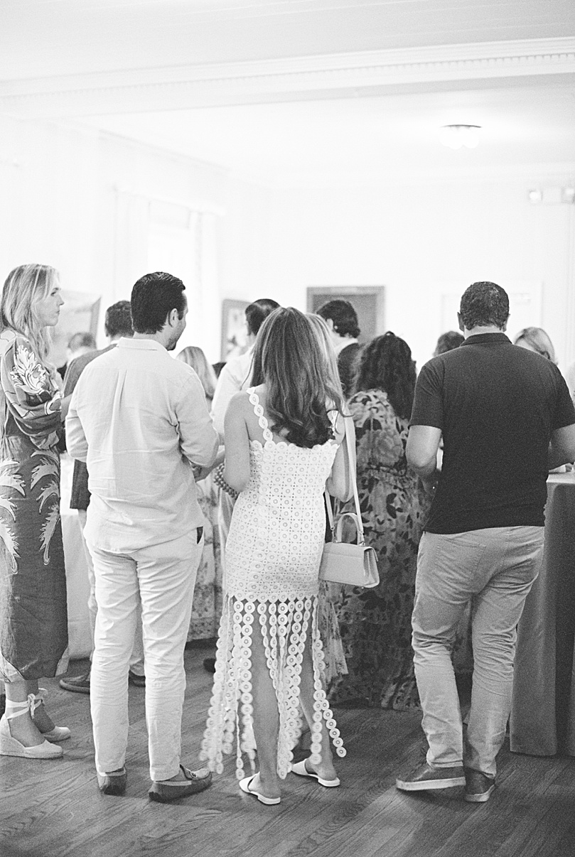 couple mingles with their guests by Lynne Reznick photography