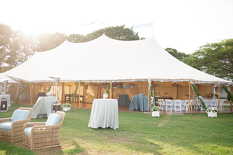 large outdoor tent during golden hour by Lynne Reznick photography 