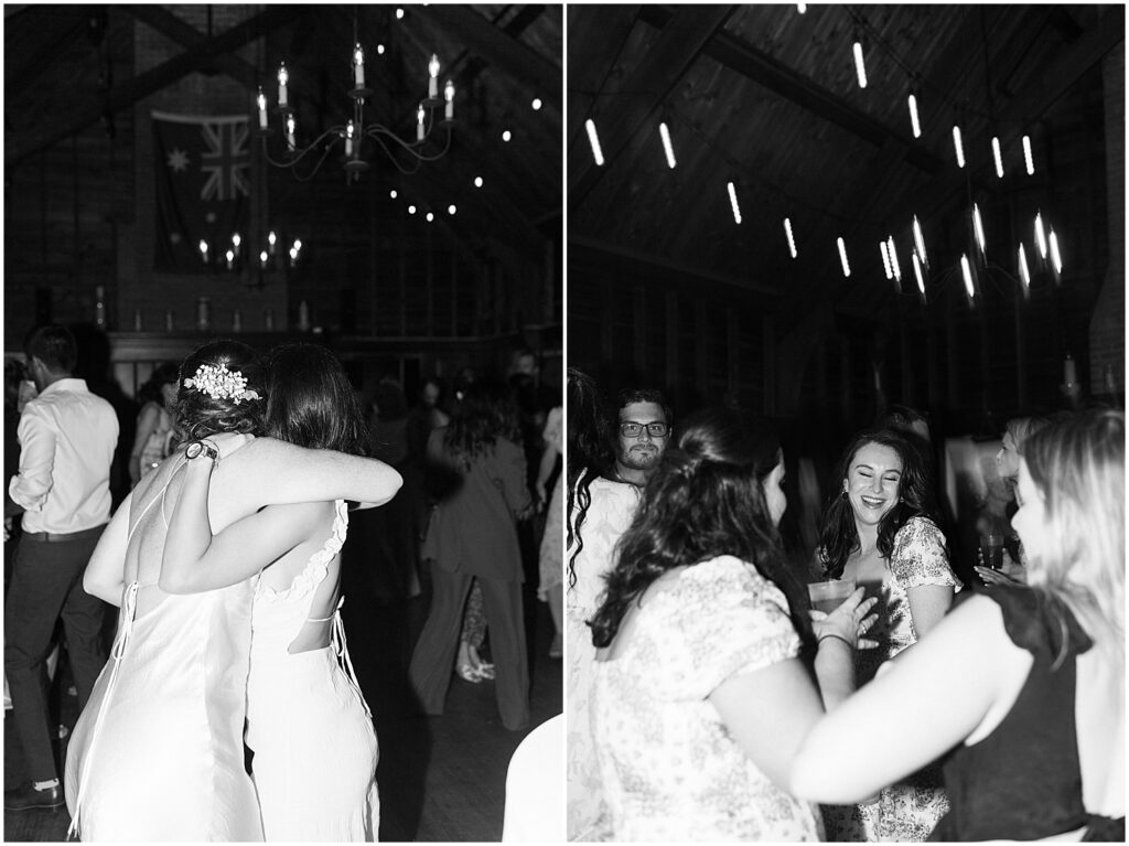 dance party at Chatham beach and tennis club wedding reception