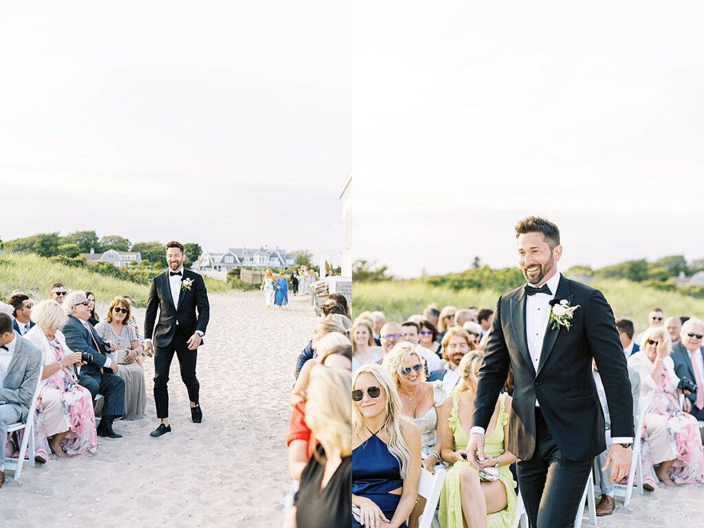 wedding Ceremony captured by Cape Cod Wedding Photographer