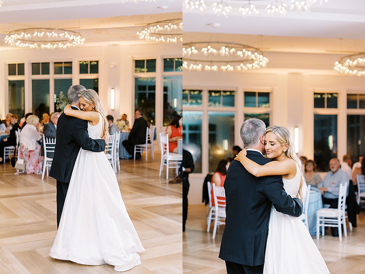 bride dancing with dad captured by Lynne Reznick Photography