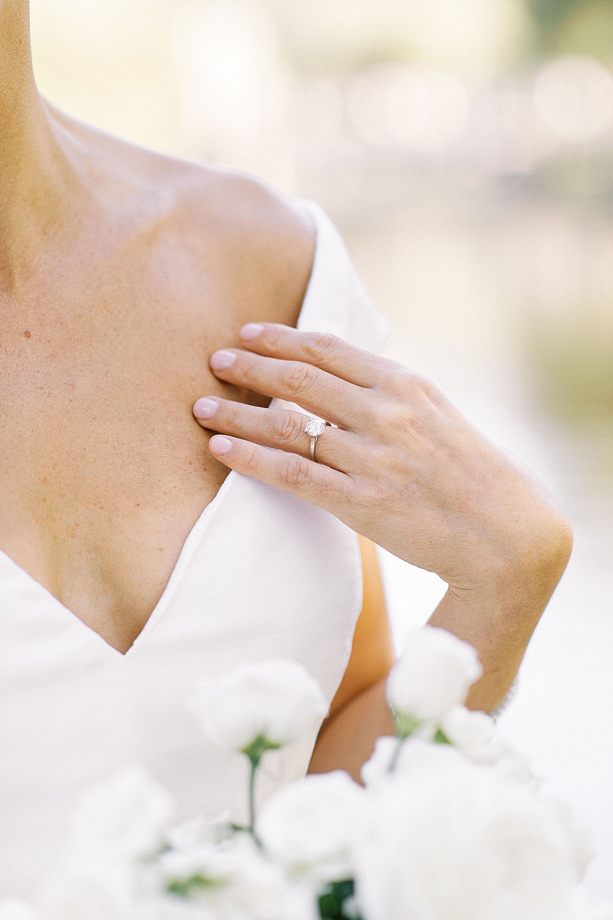 wedding ring on a bride for a Fairmont Copley Wedding 