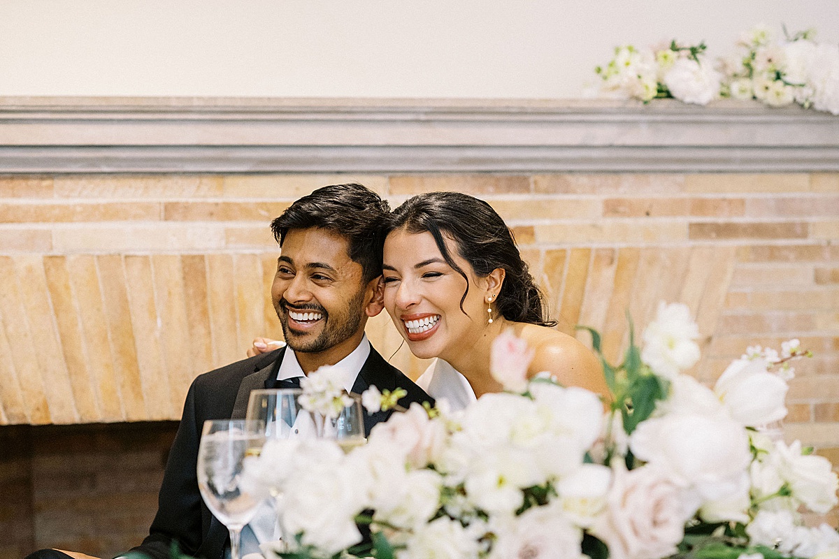 man and women laughing captured by a Boston Wedding Photographer 