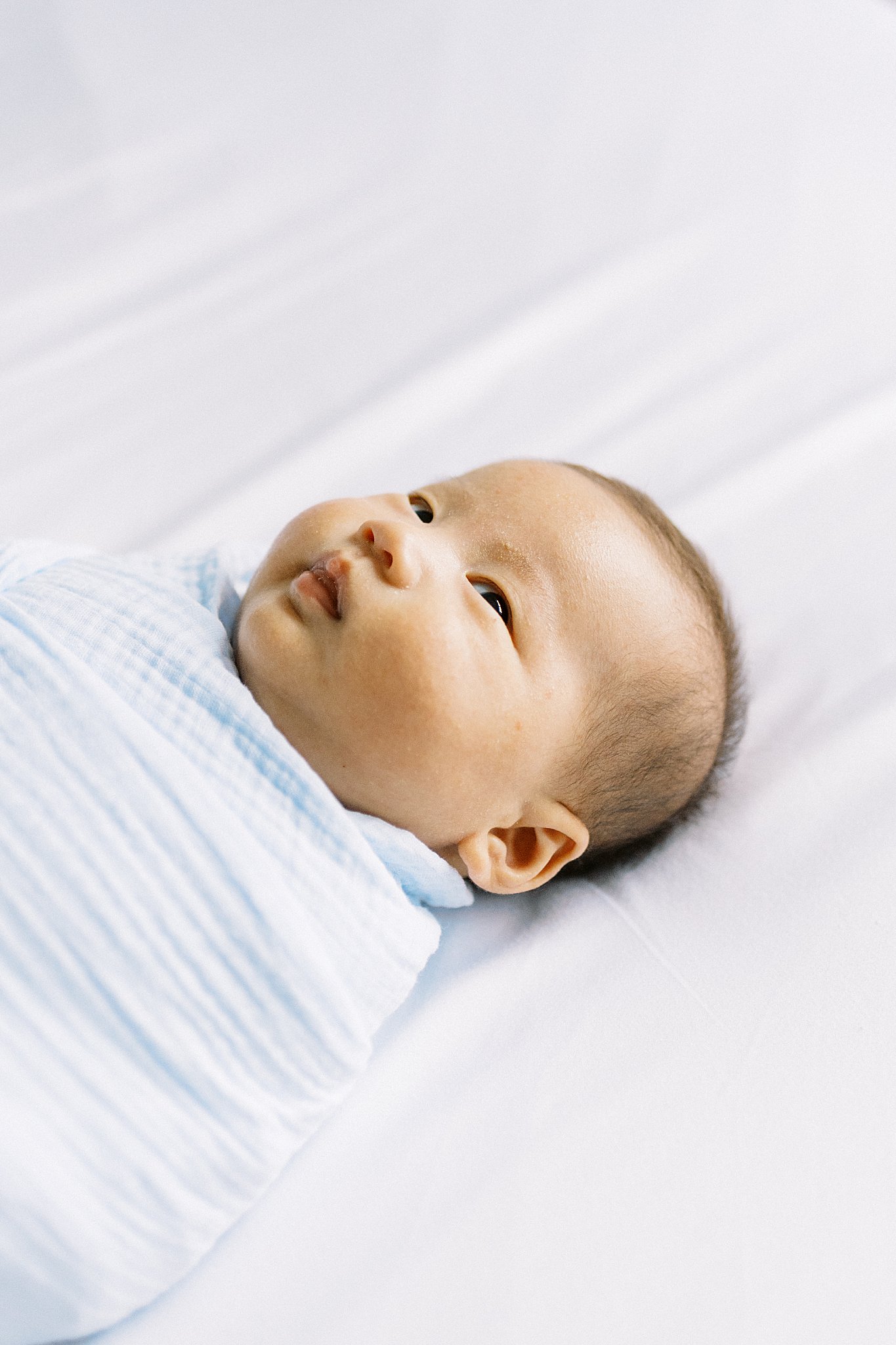 details of baby's face by Boston family portrait photographer