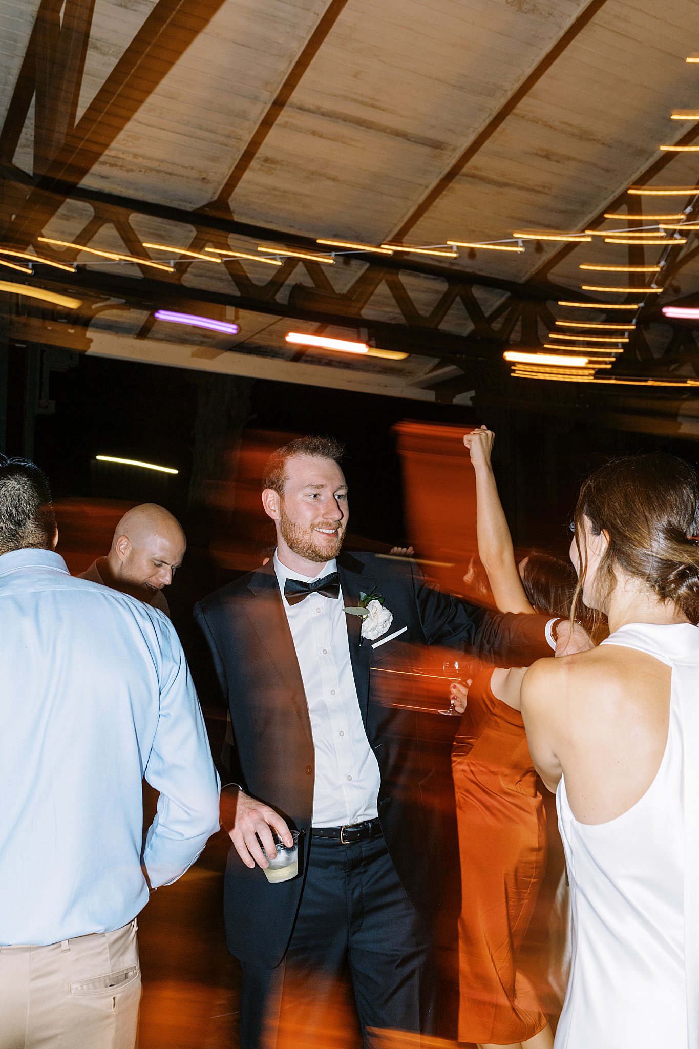 newlyweds dance at reception by Boston Wedding Photographer