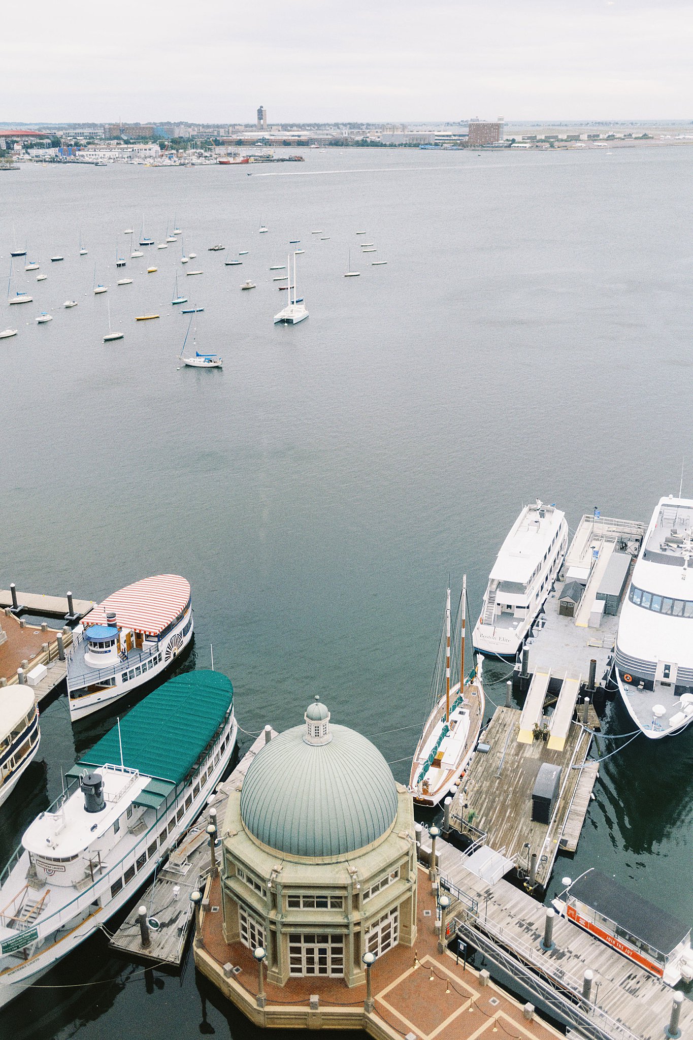 views from reception overlook the water by Lynne Reznick Photography 