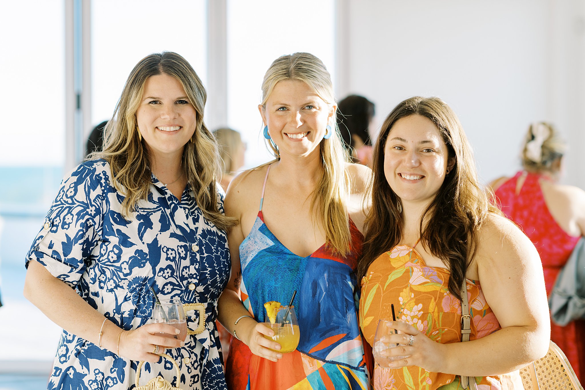 guests enjoy their cocktails at Wychmere Boston Planners Dining Club