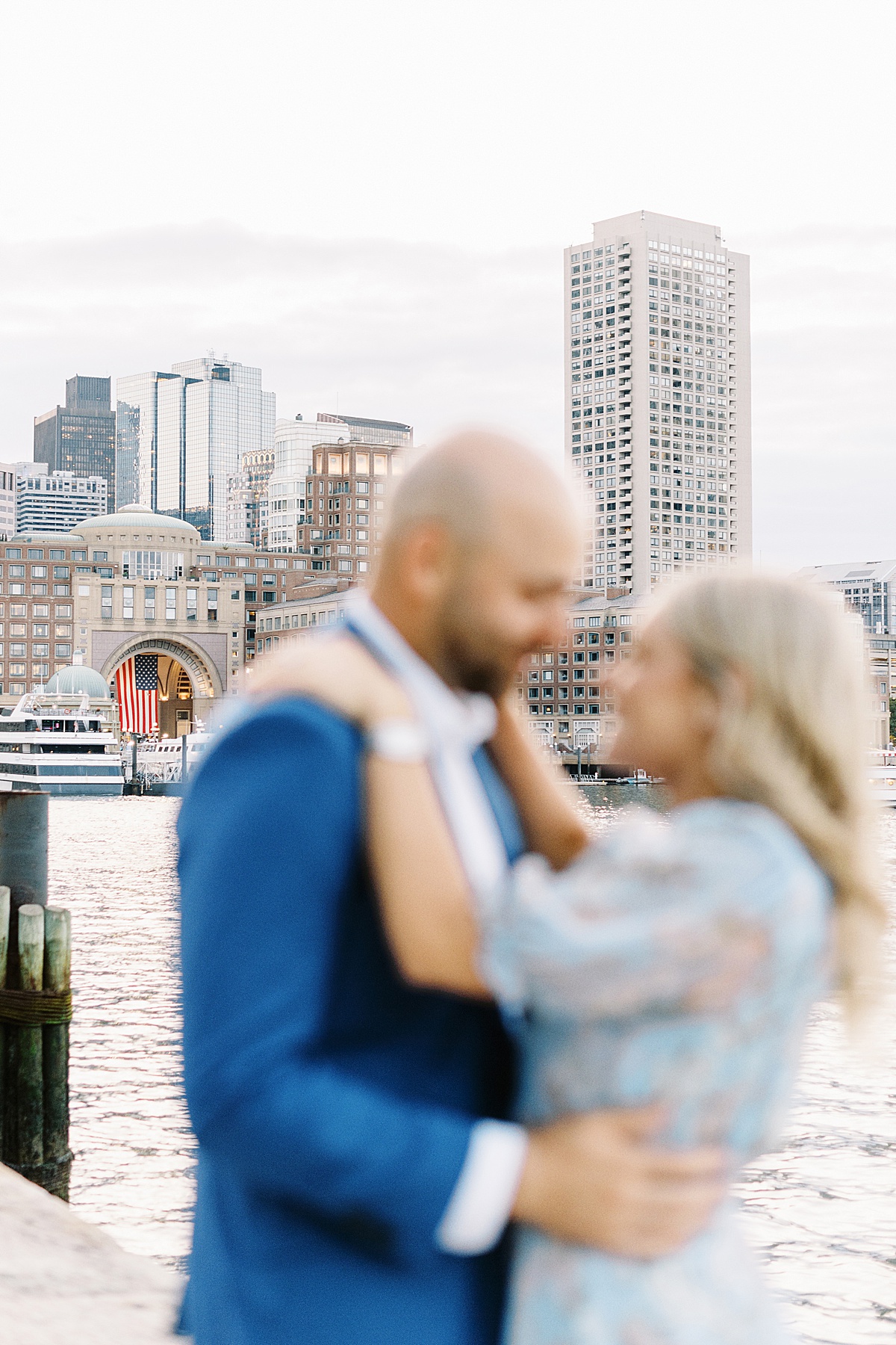 Stunning city view during a Charlestown Engagement Session 