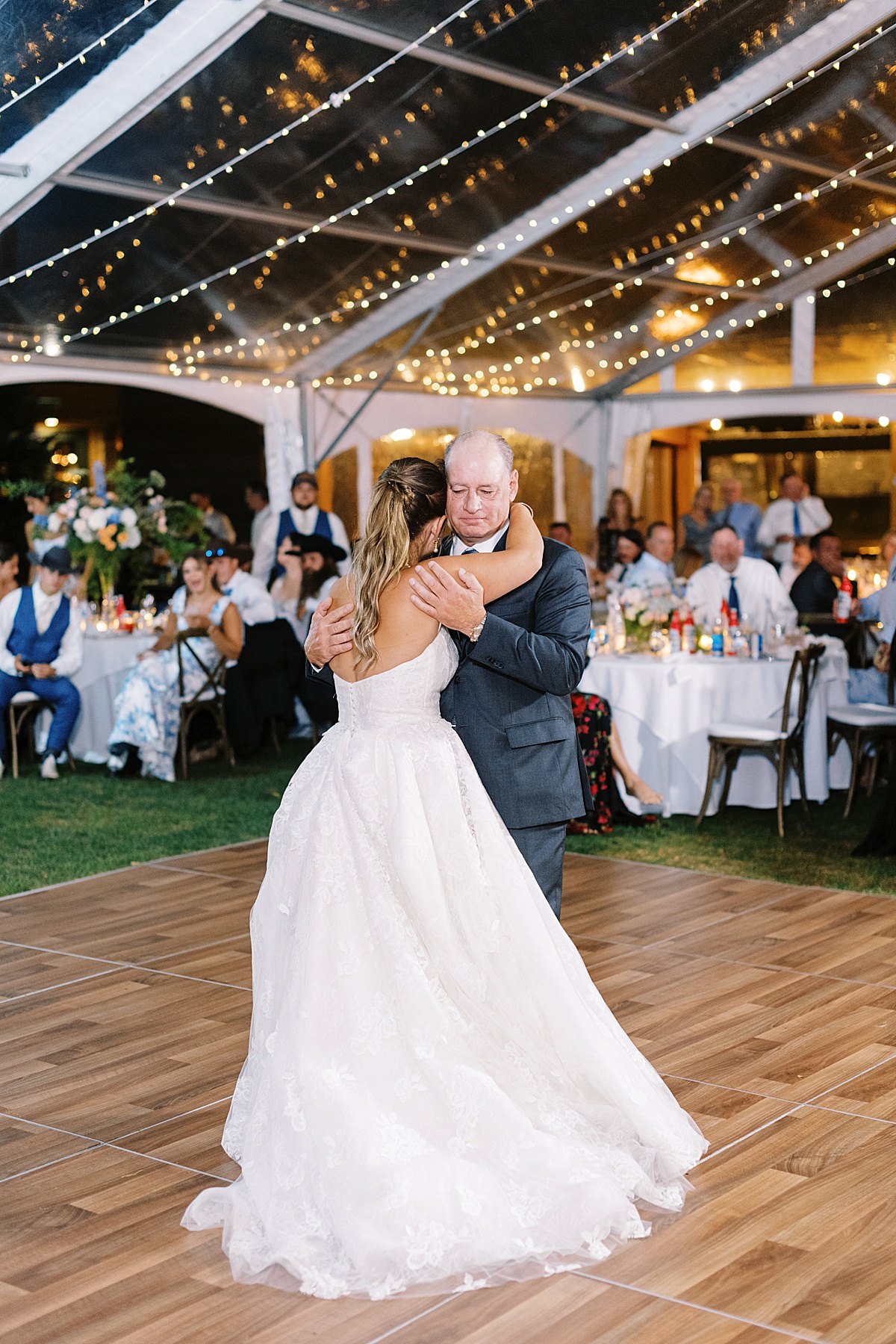 Father and daughter dance together for Boston Wedding Photographer