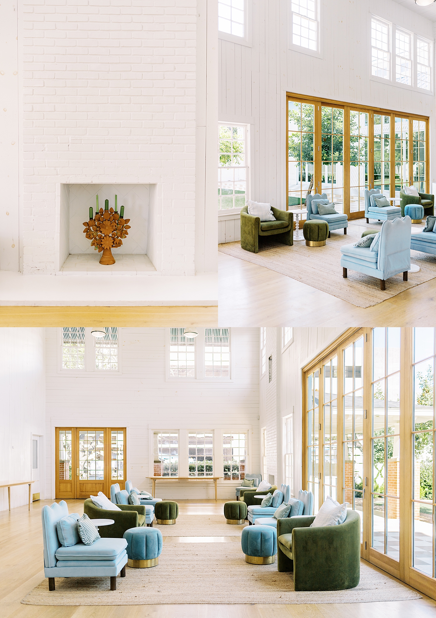 beautiful sitting area at Wish Well House venue