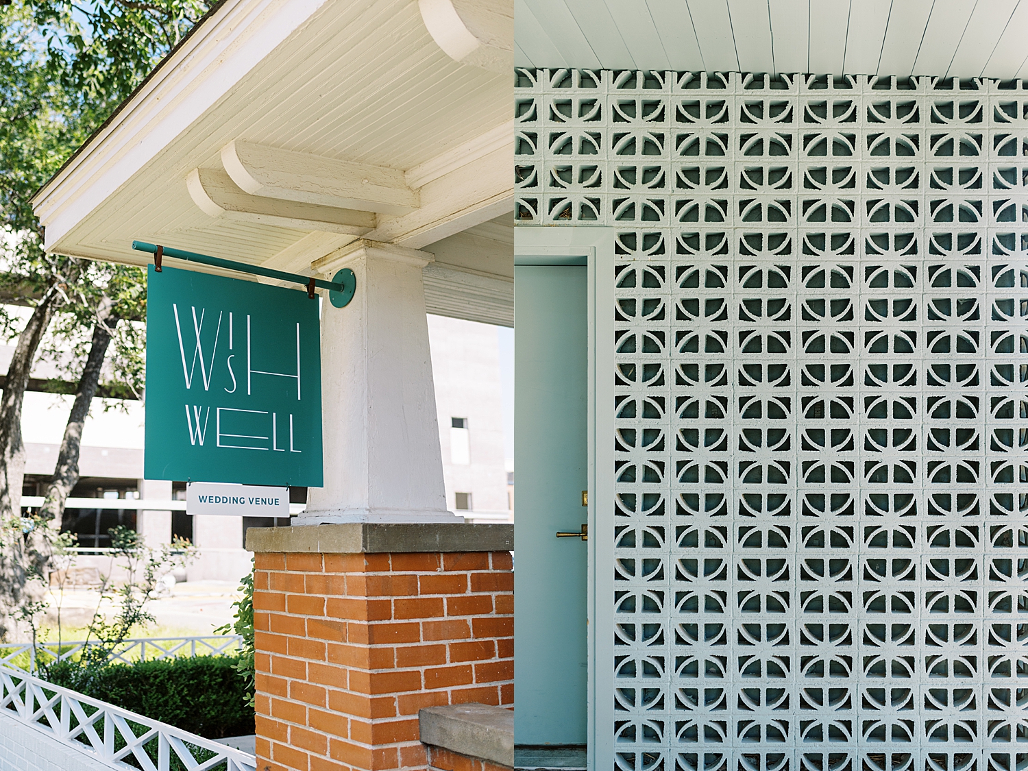 large sign outside of at Wish Well House venue