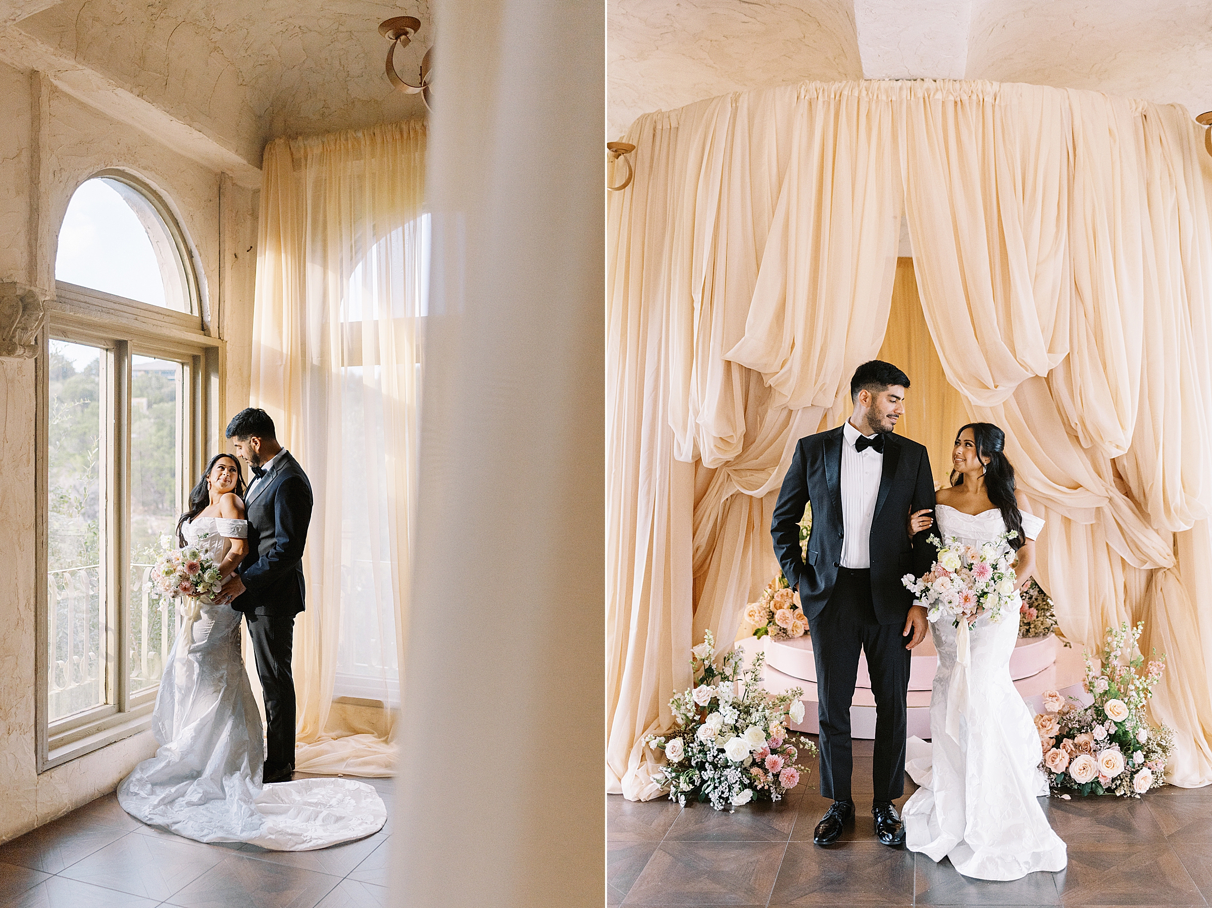 Hill Country wedding portraits at Villa Antonia wedding by Simply XO Events