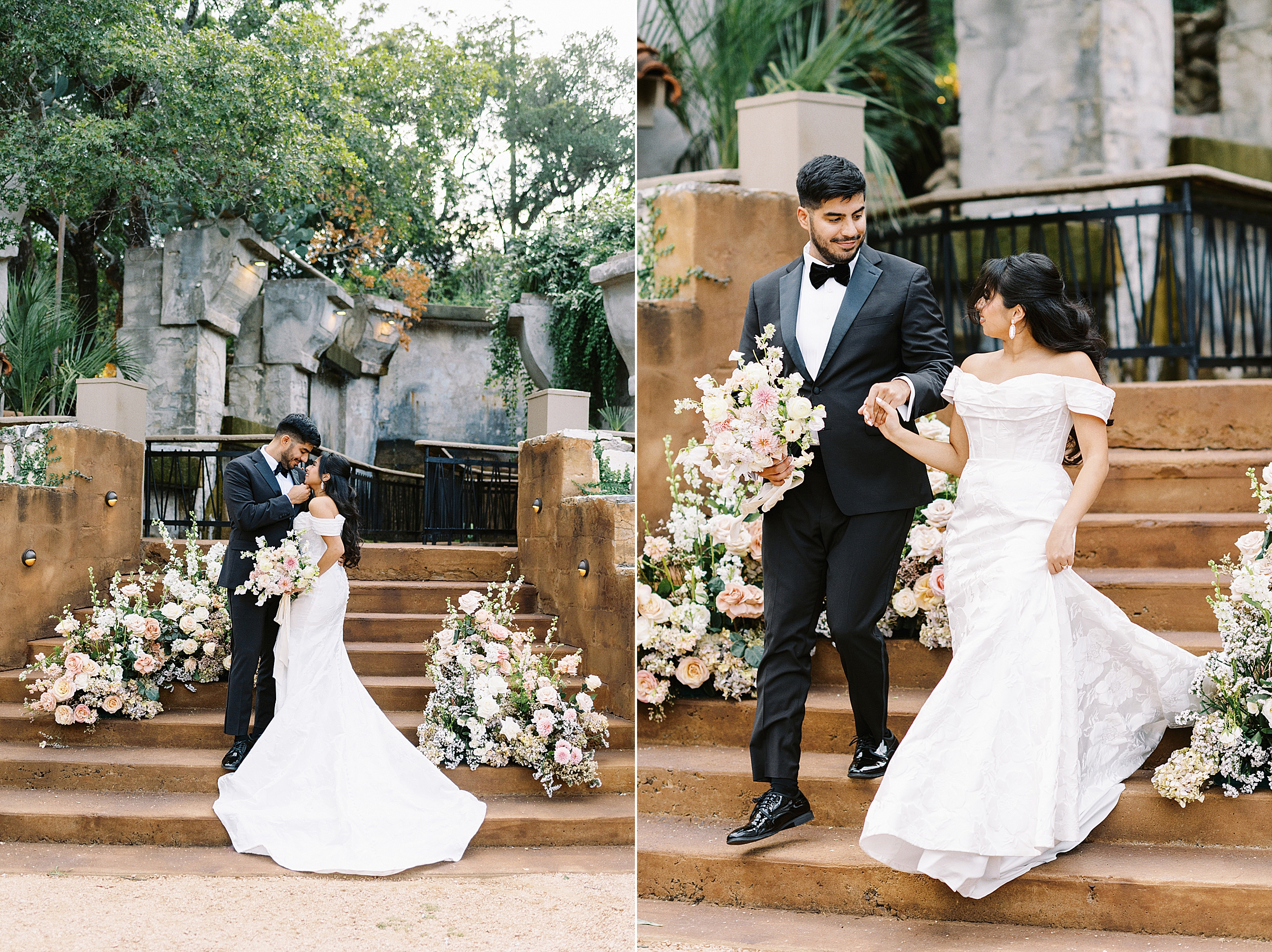 Hill Country wedding portraits at Villa Antonia wedding by Simply XO Events