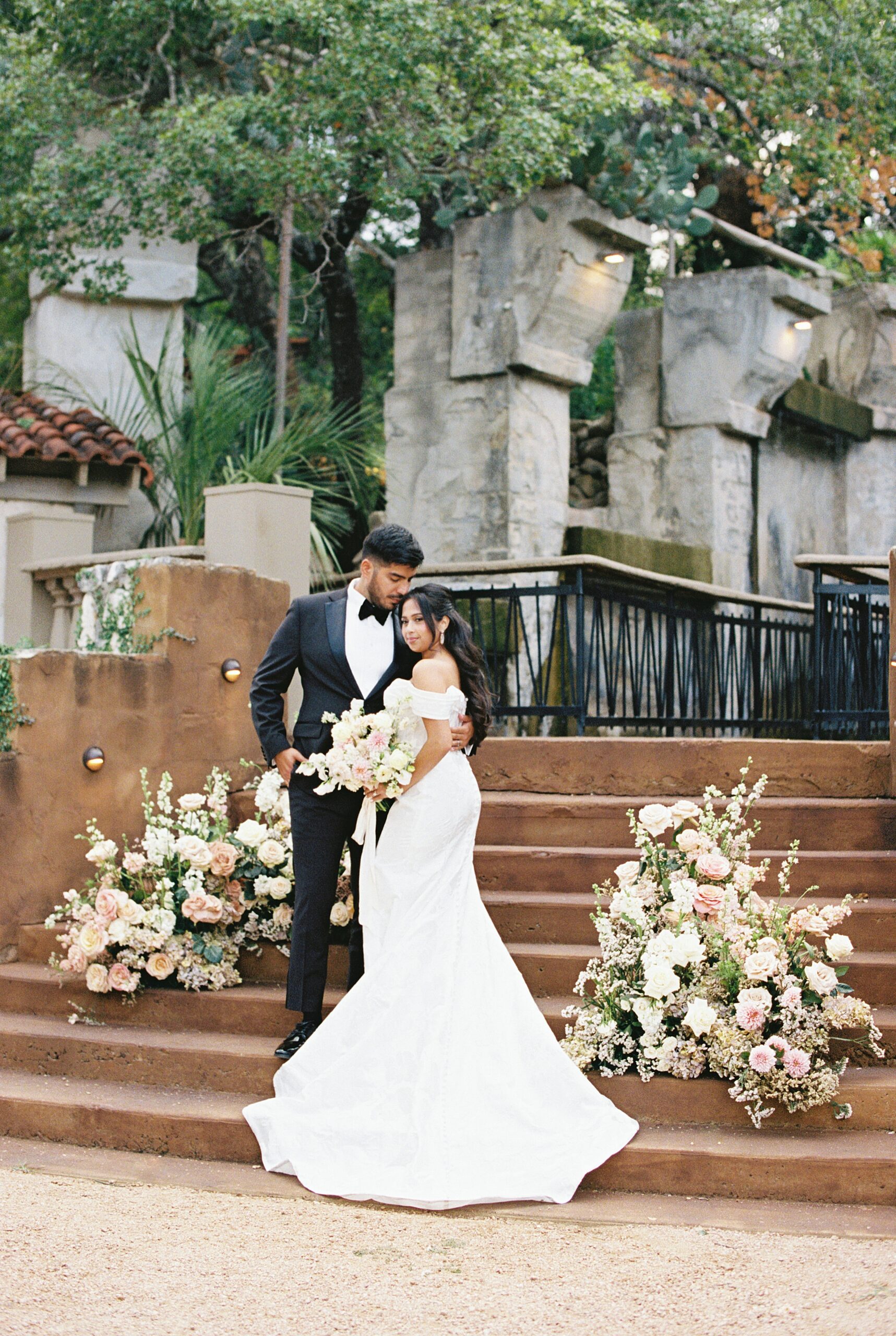 Hill Country wedding portraits at Villa Antonia wedding by Simply XO Events