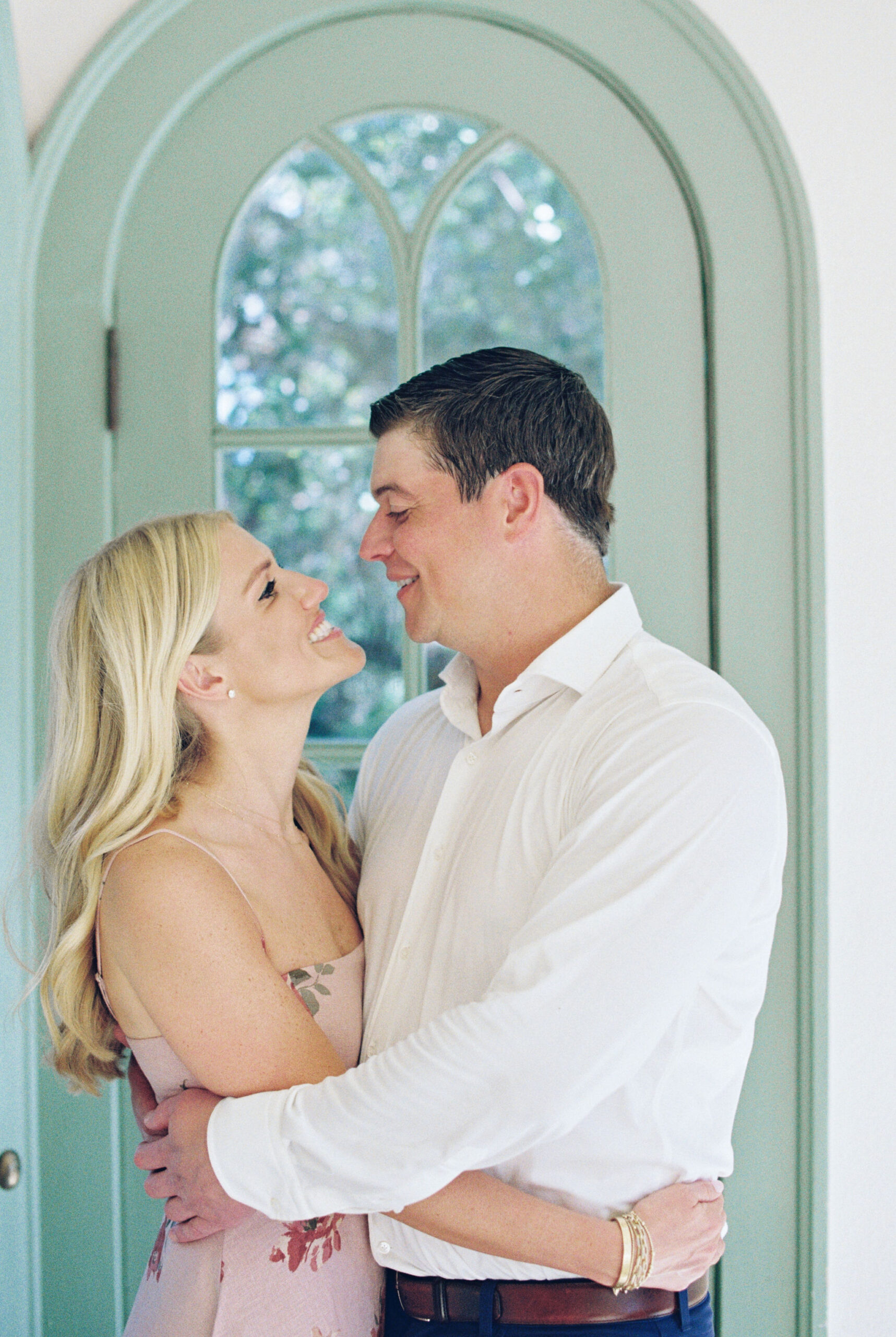 Sweet engaged couple